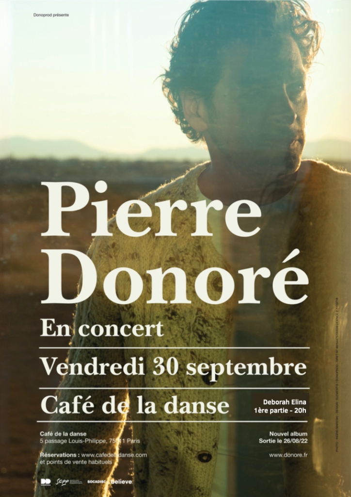 Pierre Donoré - Café de La Danse le 30/09/2022